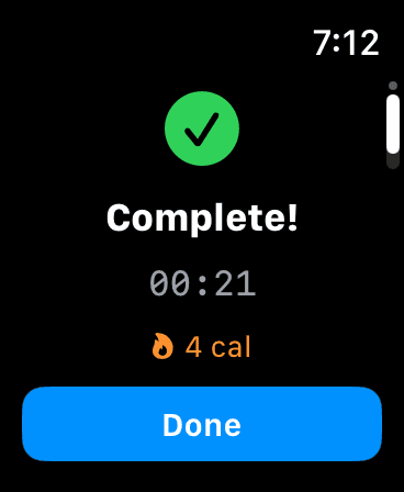 extraFit Watch activity